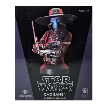 Diamond Select Toys Star Wars: The Clone Wars: Cad Bane 1:6 Scale Bust, Multicolor,6 inches,APR222241