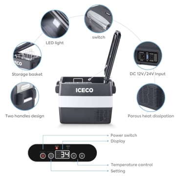 ICECO JP50 Portable Fridge with SECOP Compressor