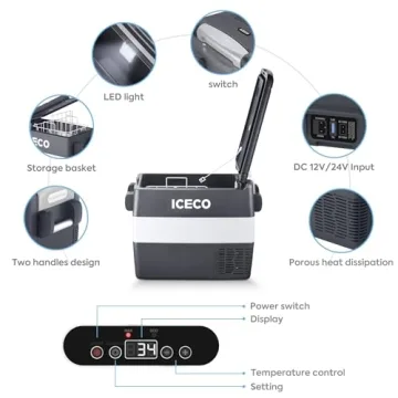 ICECO JP50 Portable Fridge with SECOP Compressor