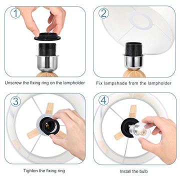 Compact Stylish Table Lamp with Tripod Base for Any Room