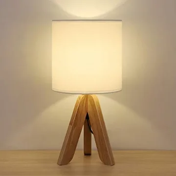 Compact Stylish Table Lamp with Tripod Base for Any Room