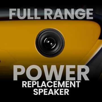 BOSS Audio Systems BRS35 3.5 Inch Replacement Car Door Speakers - 50 Watts Max, Sold Individually, U...