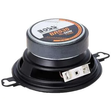 BOSS Audio Systems BRS35 3.5 Inch Replacement Car Door Speakers - 50 Watts Max, Sold Individually, Use With Stereo and Tweeters