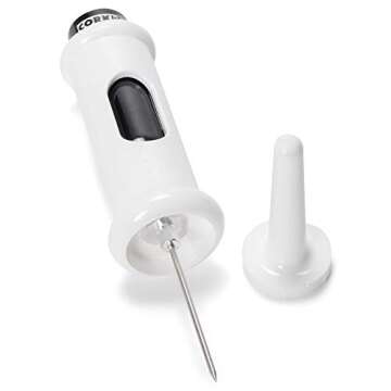 Cork Pops White 6.5 Inch Original Wine Bottle Opener