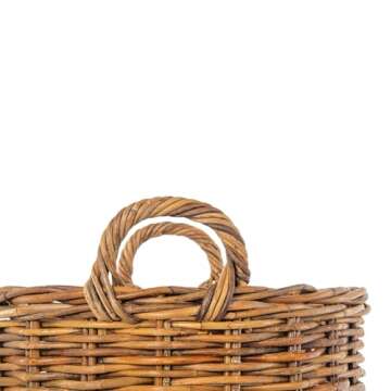 KOUBOO Lacak Rattan Storage Basket Stylish Eco-friendly