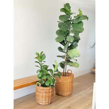 KOUBOO Lacak Rattan Storage Basket Stylish Eco-friendly