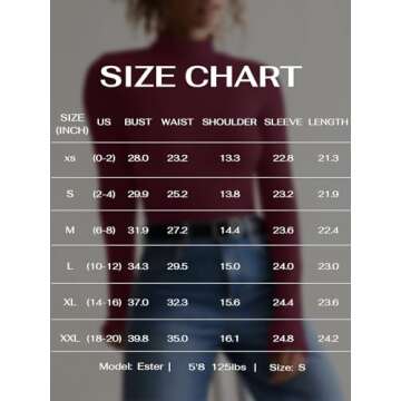 REORIA Women's Long Sleeve Mock Turtle Neck Tops Fall Basic Double Lined Layering Slim Fitted Shirts Thermal Undershirt Winter Clothes(Burgundy Small)