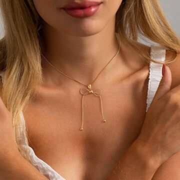 BAYLAY Valentines Day Gifts for Women - Gold Necklace for Women, 18K Gold Plated Heart Necklace Tiny Heart Pendant Necklaces for Women Jewelry Gold Necklace for Women Valentines Day Gifts