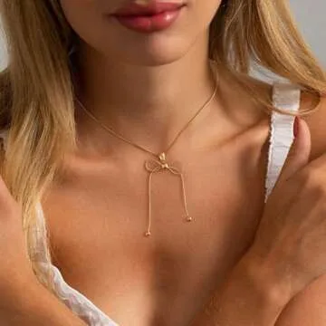 BAYLAY Valentines Day Gifts for Women - Gold Necklace for Women, 18K Gold Plated Heart Necklace Tiny Heart Pendant Necklaces for Women Jewelry Gold Necklace for Women Valentines Day Gifts