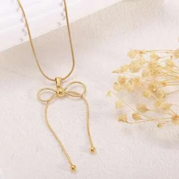 BAYLAY Valentines Day Gifts for Women - Gold Necklace for Women, 18K Gold Plated Heart Necklace Tiny Heart Pendant Necklaces for Women Jewelry Gold Necklace for Women Valentines Day Gifts