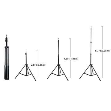HYJ-INC 10 Ft Adjustable Background Stand for Photography