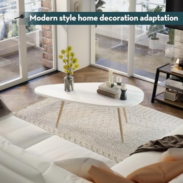 Elegant SAYGOER Modern Coffee Table for Small Spaces