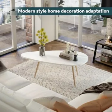 Elegant SAYGOER Modern Coffee Table for Small Spaces