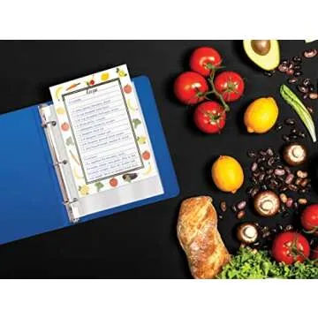 200 Count Mini Poly Sheet Protectors for Binders