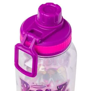 Bratz Airbrush Water Bottle with Stickers - 32 Oz Plastic