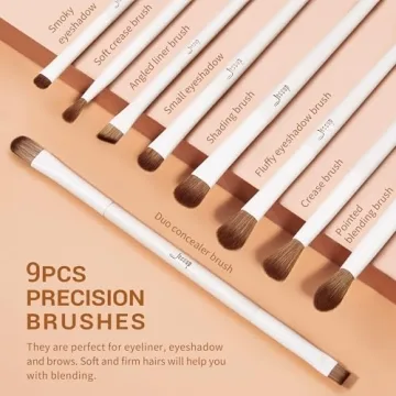 Jessup 14Pcs Premium Vegan Makeup Brush Set