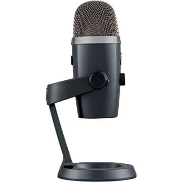 Newest Blue Yeti Nano Premium USB Microphone for Gaming, Streaming,Podcasting, PC & Mac with GalliumPi Bundles