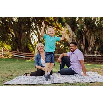 ONIVA - a Picnic Time Brand - Blanket Tote XL Outdoor Picnic Blanket - Beach Blanket - Camping Blank...