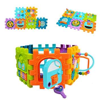 Baby Activity Cube: 7-in-1 Busy Play Center for Kids