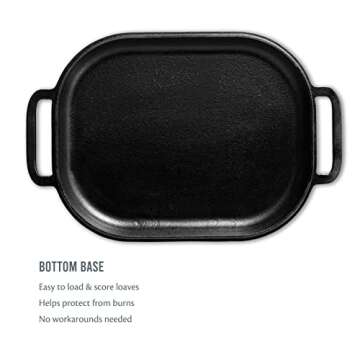 Challenger Cast Iron Bread Pan for Perfect Baking