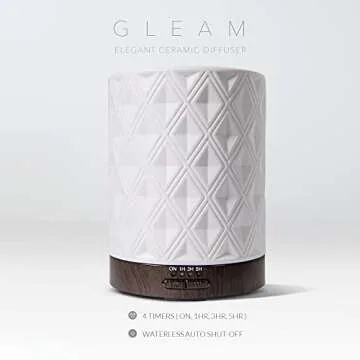 Earnest Living Essential Oil Diffuser Ceramic 250ml