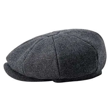 Stylish BOTVELA Wool Blend Newsboy Cap in 8 Colors