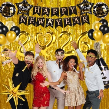 2026 New Year Celebration Supplies for Fun Parties