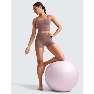 CRZ YOGA Butterluxe Biker Shorts - High Waisted Yoga Style