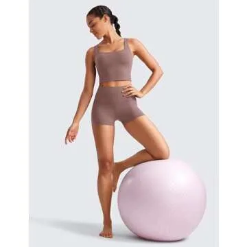 CRZ YOGA Butterluxe Biker Shorts - High Waisted Yoga Style