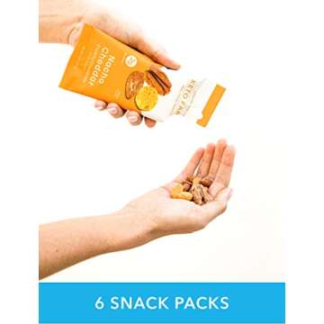 Keto Farms, Crunchy Cheese Mix, Keto Snacks (2g Net Carb) [Variety Pack] 1 Ounce, 6 Count | Keto Friendly Low Carb Snacks - Real Food, Bold Flavor, Satisfies Keto Chips Cravings, Portion Control