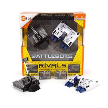 HEXBUG BattleBots Rivals 4.0 (Blacksmith and Biteforce) Toys for Kids, Fun Battle Bot Hex Bugs Black Smith and Bite Force