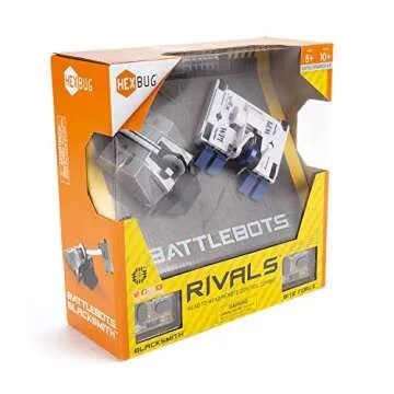 HEXBUG BattleBots Rivals 4.0 (Blacksmith and Biteforce) Toys for Kids, Fun Battle Bot Hex Bugs Black Smith and Bite Force