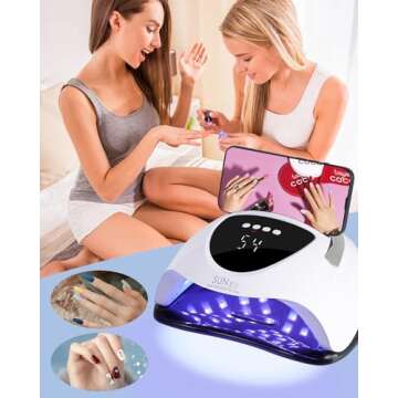 WEVILI 288W UV LED Nail Lamp for Fast Drying Nails
