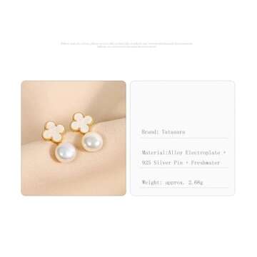 Stud Earrings,jewerly,small Earrings for Women,aretes De Mujer,real Pearl Earrings,Applicable age (ladies over 12 years old)
