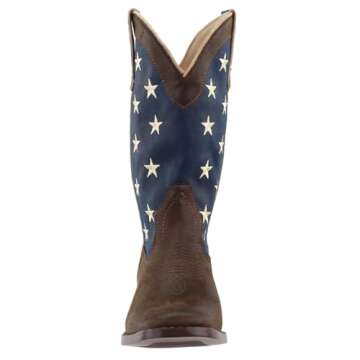 ROPER Patriotic Square Toe Casual Boots for Women - Shop Now!