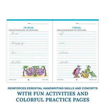 Carson Dellosa Grades 2-5 Cursive Handwriting Workbook, Writing Book With Sight Words, Sentences, and Letter Tracing Activities, Classroom or Homeschool Curriculum