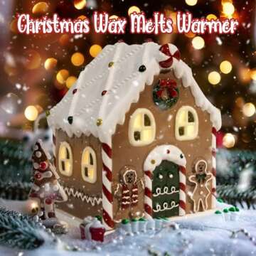 Salubrito Christmas Wax Melt Warmer for Winter, Electric Wax Warmer for Scented Wax, Scented Candle ...