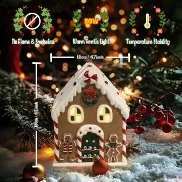 Salubrito Christmas Wax Melt Warmer for Holiday Joy