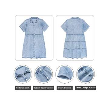 Stylish GRAPENT Women's Denim Dress for All Occasions