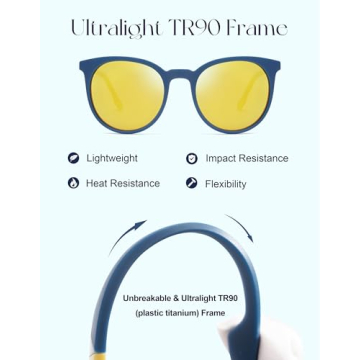 Ultralight SOJOS Oversized Polarized Sunglasses for All