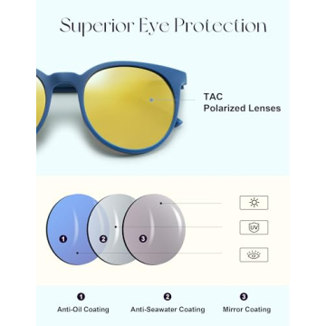 Ultralight SOJOS Oversized Polarized Sunglasses for All