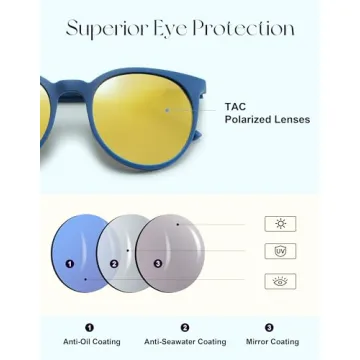 Ultralight SOJOS Oversized Polarized Sunglasses for All