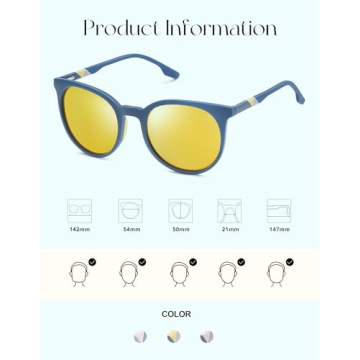 Ultralight SOJOS Oversized Polarized Sunglasses for All