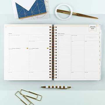 Blue Sky Day Designer 2023 Daily Planner for Organized Living