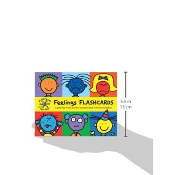 Feelings Flash Cards: A Great Way for Kids to Share and Learn About All Kinds of Emotions (Flash Cards for Infants, Speech Therapy Flash Cards, Emotion Flash Cards)