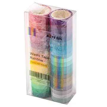 YILIN Washi Tape Set - 40 Colorful Rolls for Crafts