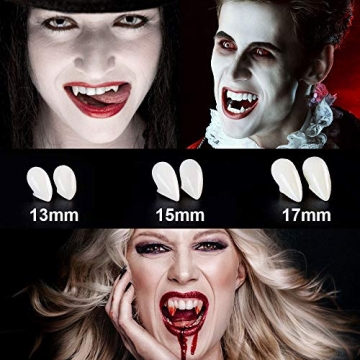 LQYoyz Vampire Fangs for Halloween and Costumes