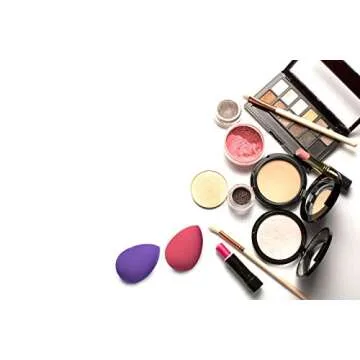 Zenda Naturals Makeup Sponge Set - 5 Blending Tools for Flawless Finish