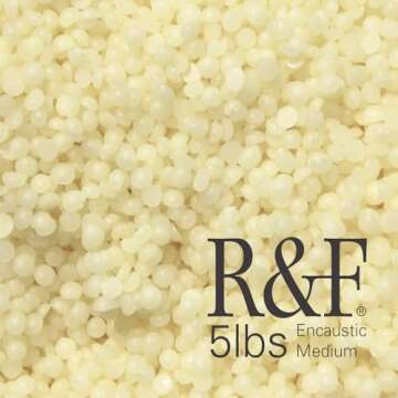 R&F Handmade Paints Encaustic Medium Bagged Paint, 5-Pound