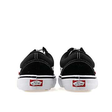 Vans Men's Old Skool Pro Skate Shoe Black/White 10.5 D(M) US